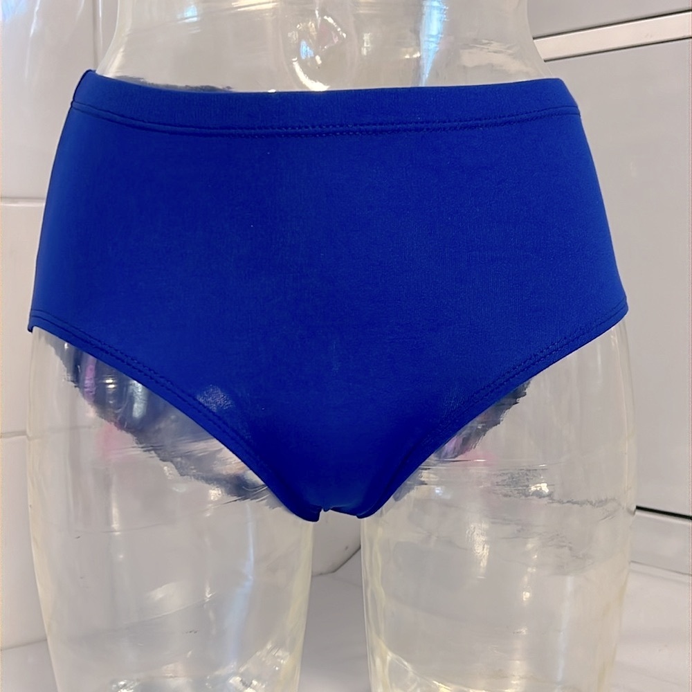 Dark Blue Cheer & Dance Leotard Briefs A/M New
